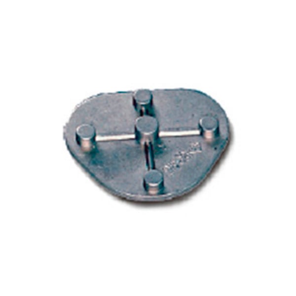 Metallbefestigungsplatte Schraubbefestigung (10 Paare)