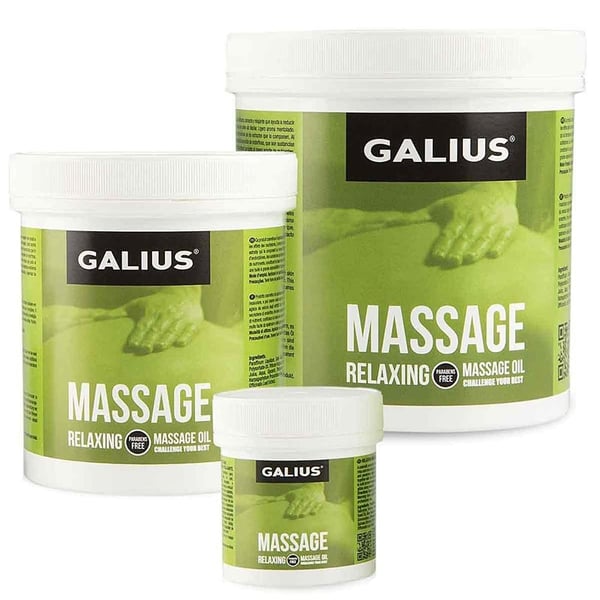 Galius entspannendes Massageöl: für alle Massagearten vor und nach dem Sport