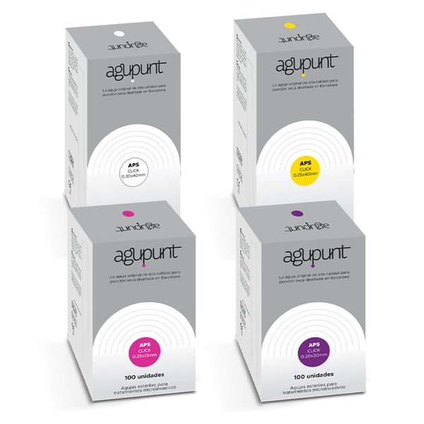 Physiotherapie-Nadeln für Dry Needling Agu-punt APS Click: Entwickelt, um mit einer Hand angebracht zu werden