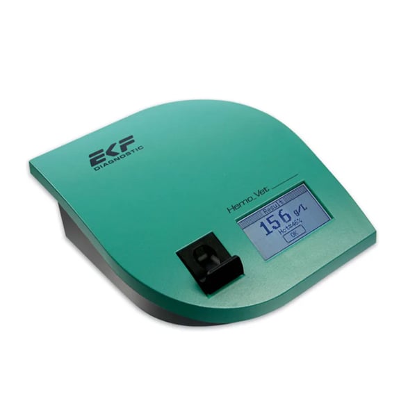 Hemo VET Analyzer für die Veterinärmedizin: Bestimmt Hämatokrit- und Hämoglobinwerte
