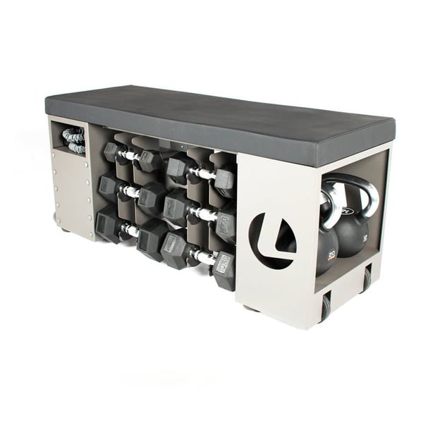 O'Live Functional Fitness Bench: Materialspeicher und Muskeltraining in einem Gerät