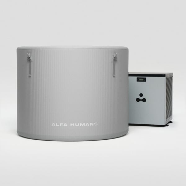 Alfa Pod Rund-Kryotherapiebad – Mit 1,5 PS Inverter-Kühler (3 °C bis 40 °C)