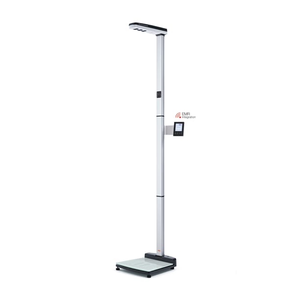 Elektronische Waage Seca 287: Drei Ultraschallsensoren und Sprachführung für äußerst präzise Messungen