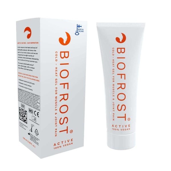 Biofrost Active 100ml: Gel mit Heiß-/Kälteeffekt, das die effektivste Schmerzlinderung garantiert