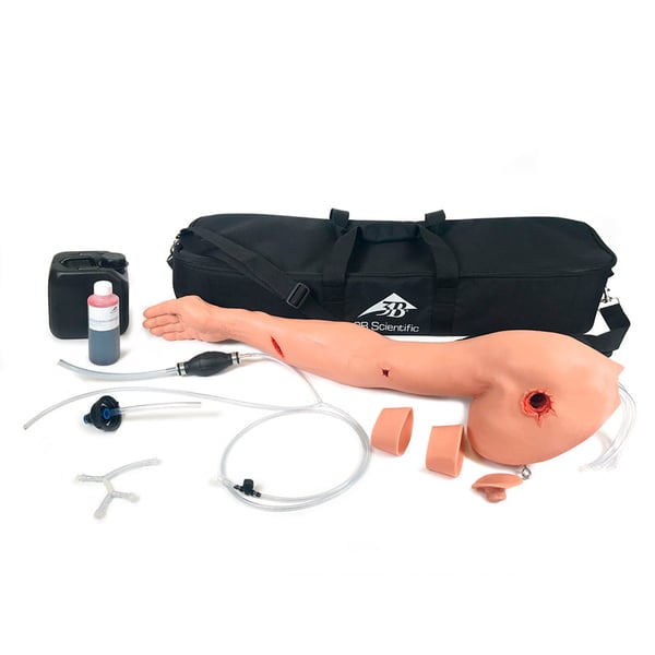 Armtraining Kontrolle der Blutung P102