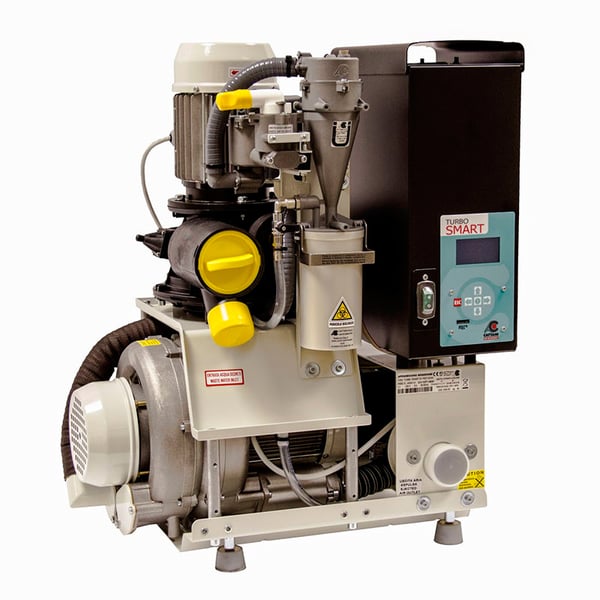 Turbo Smart 2V Hochdruck-Saugsystem mit Inverter und Amalgamabscheider