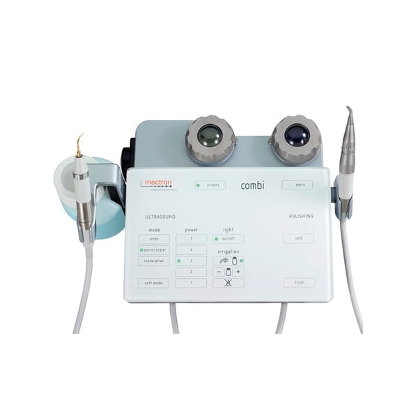 Combi Touch Perio: Aeropulidor und Ultraschall im selben Gerät mit mehr als 50 Einsätzen