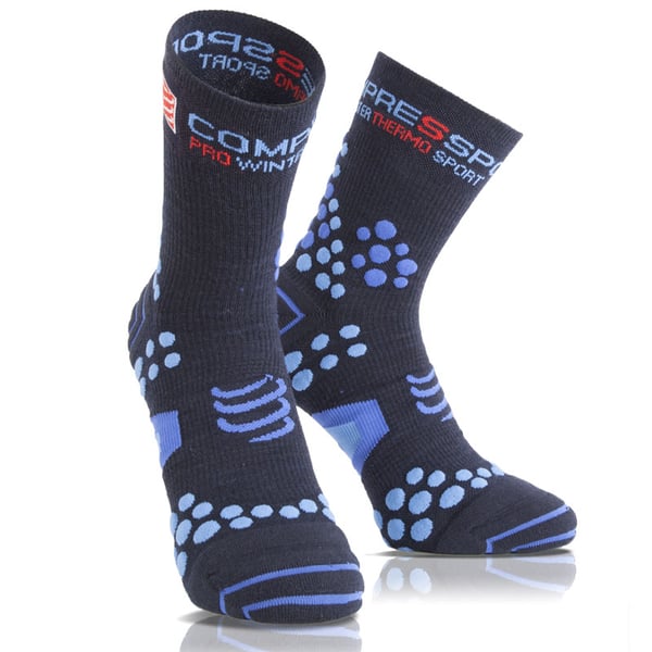 Compressport Pro Racing Scoks V2.1 Winterlauf - Farbe Blau