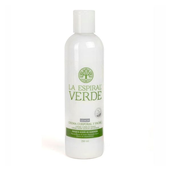 Algen im Gesicht und Körpercreme Zitrone. Spiral Grün 250 ml
