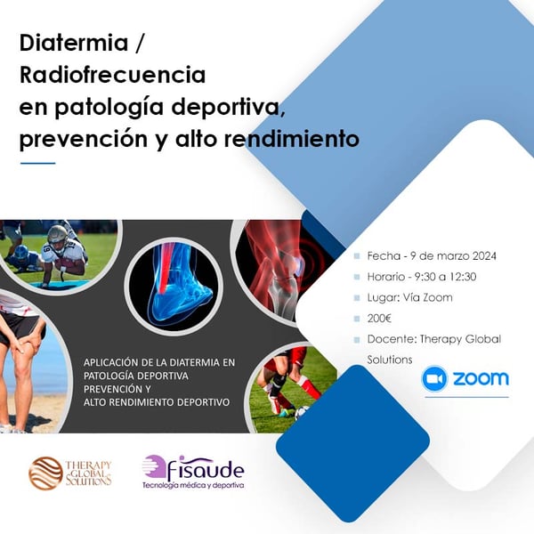 RADIOFREQUENZDIATERMIE IN DER SPORTPATHOLOGIE, PRÄVENTION UND HOCHLEISTUNG – VIA ZOOM – 3.9.2024