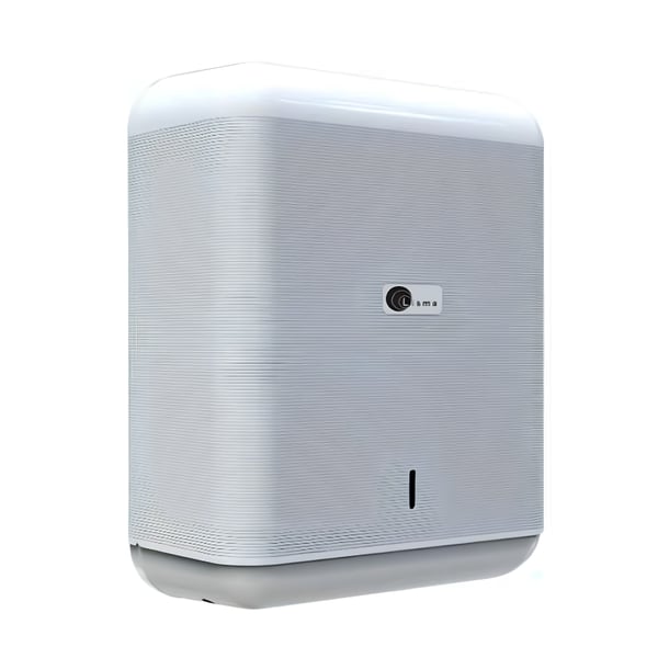 Weißer Handtuchspender aus ECO ABS