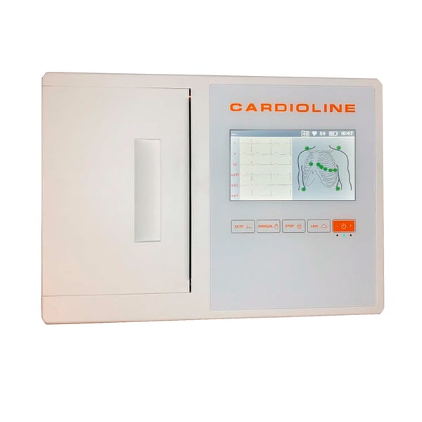 Elektrokardiograph Cardioline ECG 200 L: mit 12 Druck- und Interpretationskanälen (inkl. Glasgow)