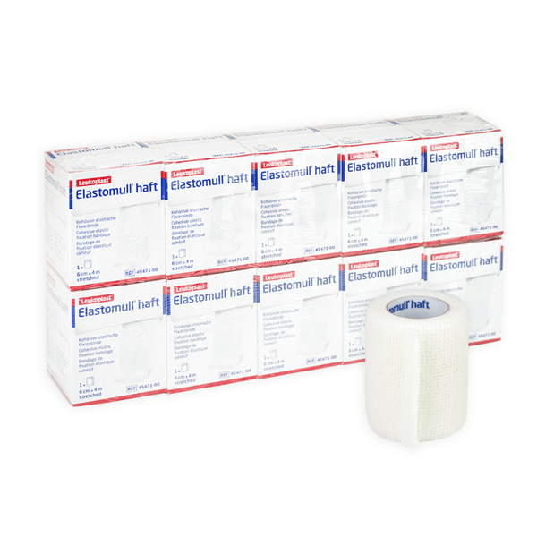 Elastomull Haft 6 cm x 4 m: Kohäsive elastische Mullbinde