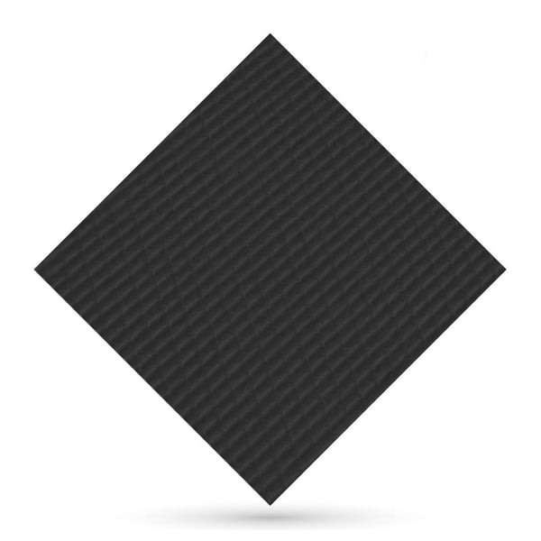 Schwarzes Cambrelle-Futter: ideal für die Herstellung von Einlegesohlen