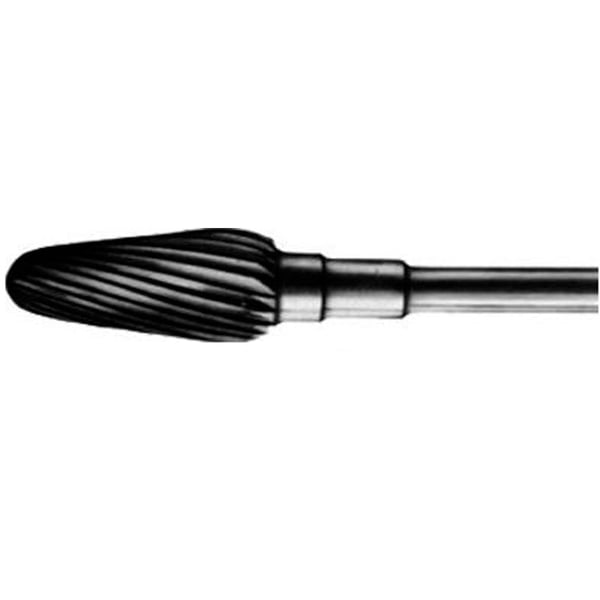 Fräser aus 1547 Wolframkarbid: Mittelfeiner Abrieb. Ideal zum abschließenden Aufrauen der Nägel