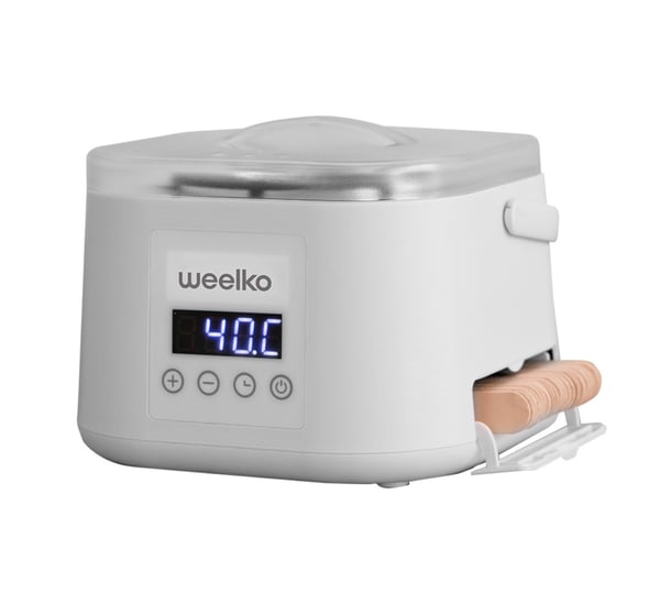 EPILSPAT Heißwachsschmelzer mit Digitalanzeige: Mit Temperaturregulierung von 35 bis 125°C und 500 ml Fassungsvermögen