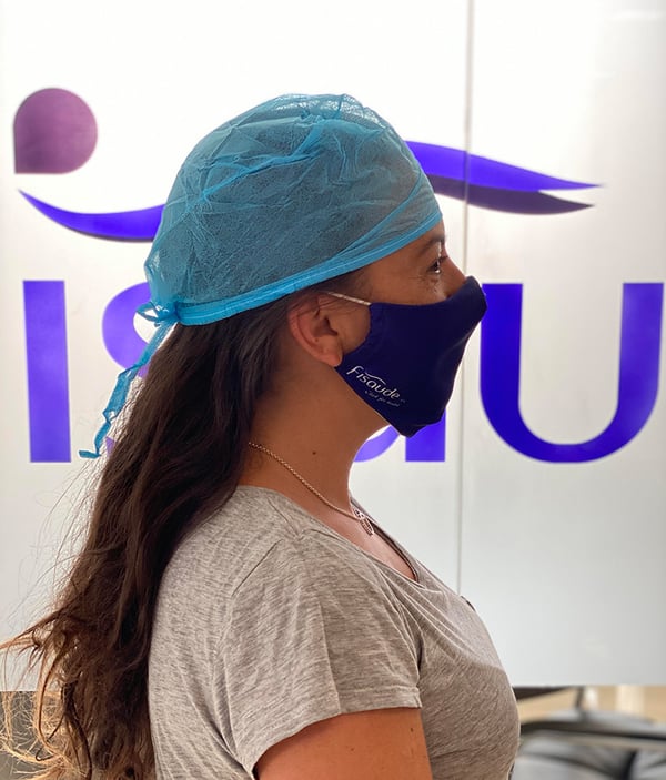 Chirurg Papierhüte mit Bändern 100 Einheiten