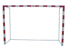 Tor Set Fußball-Sala und Handball Holz übertragbar 80x80mm mit Rundrohrboden
