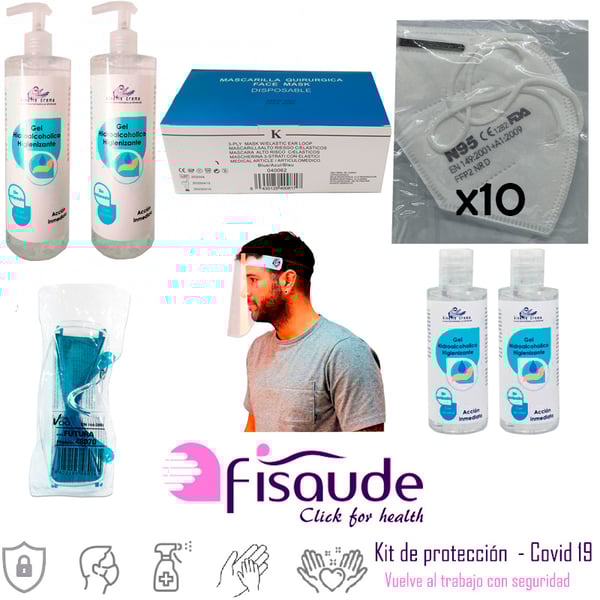 Health Protection Kit Plus - Covid 19: Machen Sie sich wieder sicher an die Arbeit