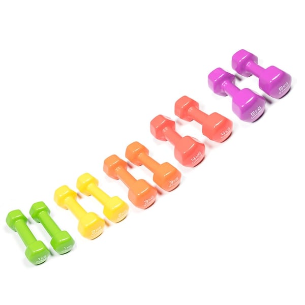 Paar O'Live-Hanteln aus Vinyl (verschiedene Gewichte)