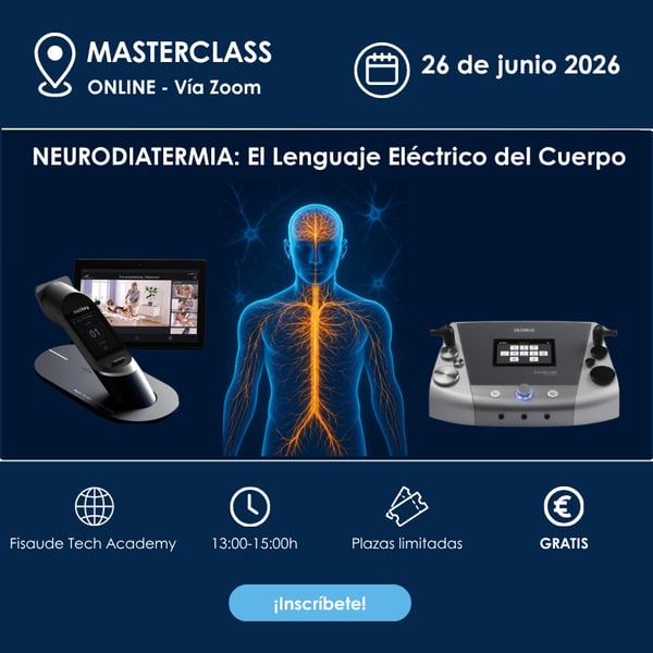 Neurodiathermie-Meisterklasse: Die elektrische Sprache des Körpers. Wie Medkey und Diacare die Regeln der Schmerztherapie und Geweberegeneration neu definieren – Via Zoom – 26. Juni 2026