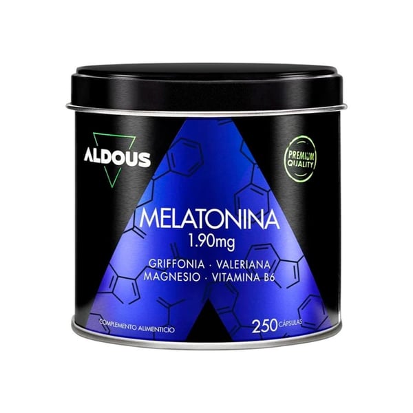Melatonin mit Magnesium, Griffonia, Baldrian und Vitamin B6 Aldous