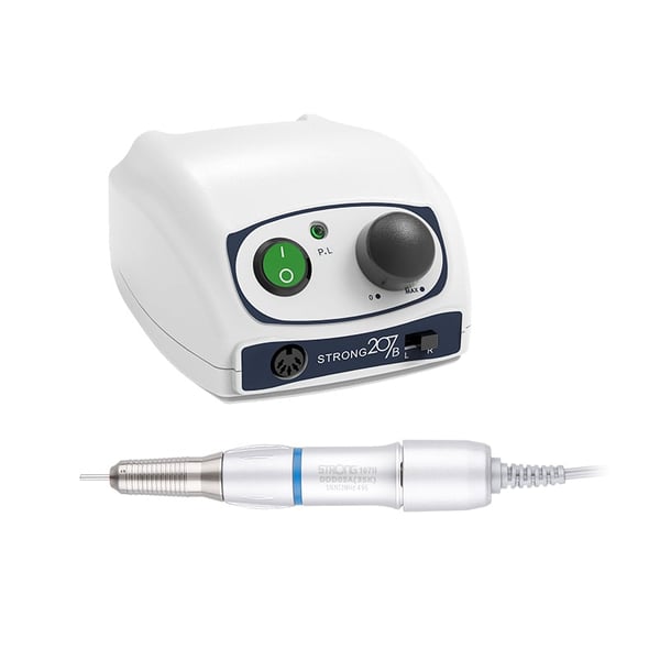 Starker 207B-Mikromotor: 35.000 U/min, Rheostatpedal und Sicherheitssystem zur Vermeidung von Überlastungen