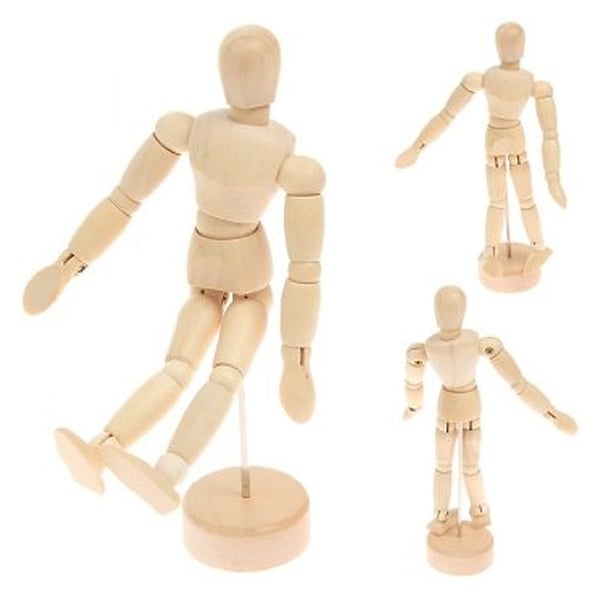 Gliederpuppe Holz 30 cm