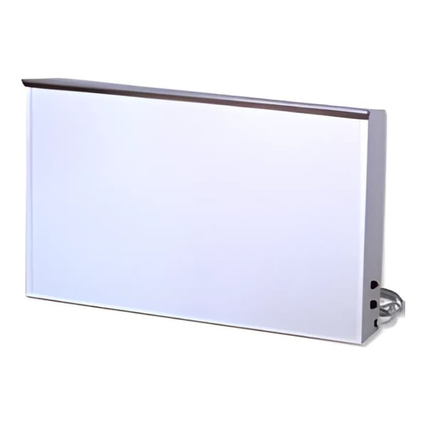 Wandmontiertes Negatoskop aus emailliertem Stahl mit 2 Bildschirmen