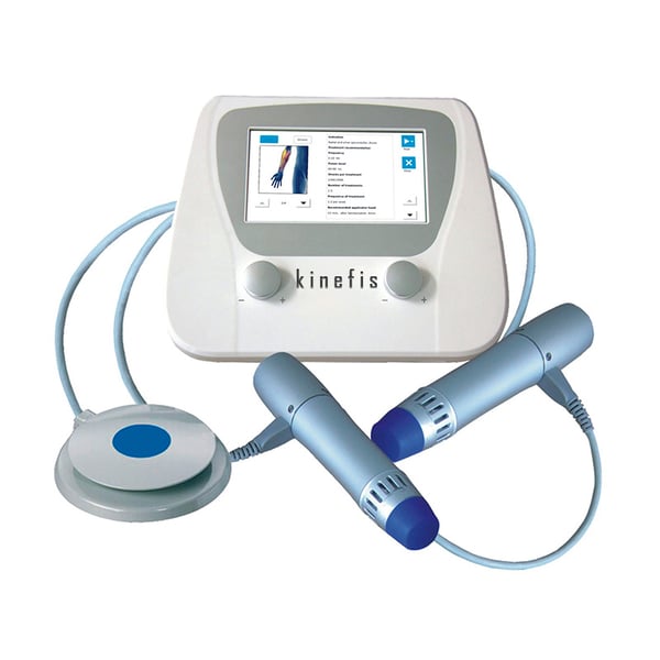Radiale Stoßwellen von Kinefis Plus: Tragbar, mit elektromagnetischem Beschleuniger und freihändigem Pedal. Geschenkkoffer - OCCASION