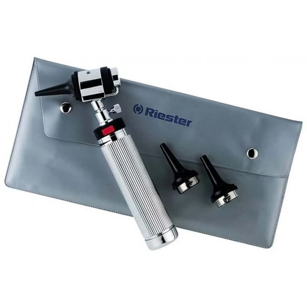 Riester uni III Mai 2,7V Vakuum-Otoskop/Ophthalmoskop, mit Handgriff für Typ-C-Batterien und mit Rheostat