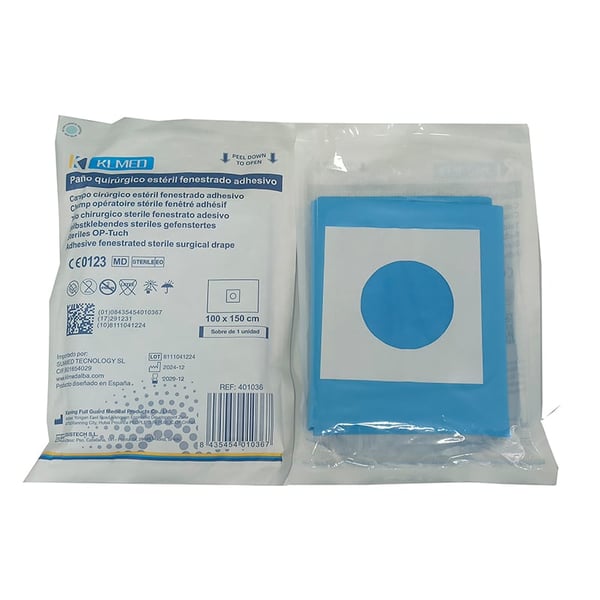 Sterile OP-Lochtücher mit Kleber (verschiedene Größen)