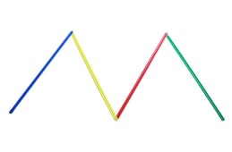 Plastikteil für flache Formen