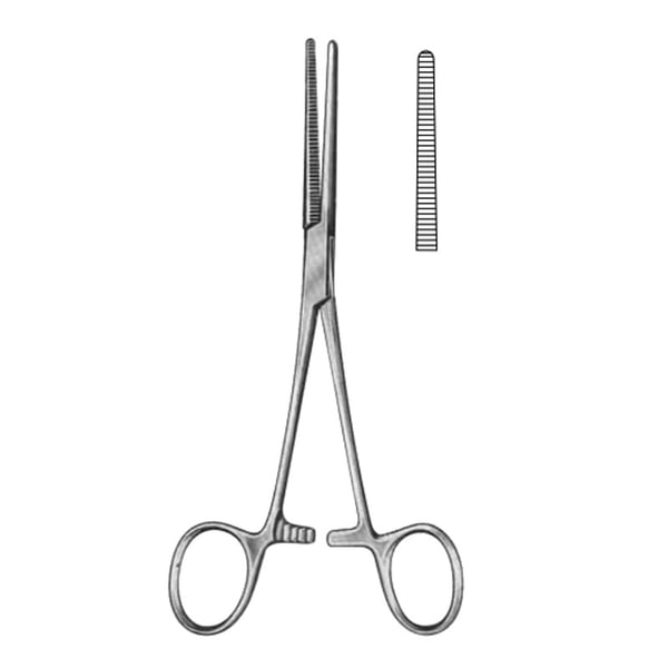 Hämostatische Klemme Klemer Rochester-Pean, gerade, Kinefis