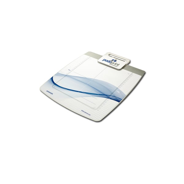 PODOPRINT Druckmessplatte (verschiedene Messungen): Extra flacher tragbarer elektronischer Schrittzähler