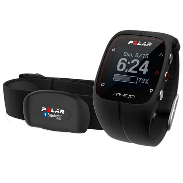 Pulsmessgerät Polar M400 Hr, schwarz (mit Band)
