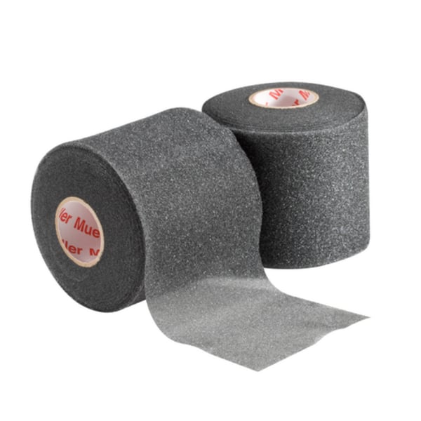 Mueller Big Bold MWrap® Großes schwarzes Schaumstoff-Vorklebeband - 6,9 cm x 27,4 m in Schwarz (Einzelrollen, Kartons mit 12 und 48 Rollen)