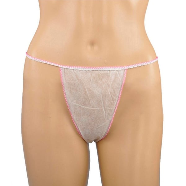 Großer Einweg-Damen-Tanga von Kinefis aus Polypropylen TST (100 Stück)
