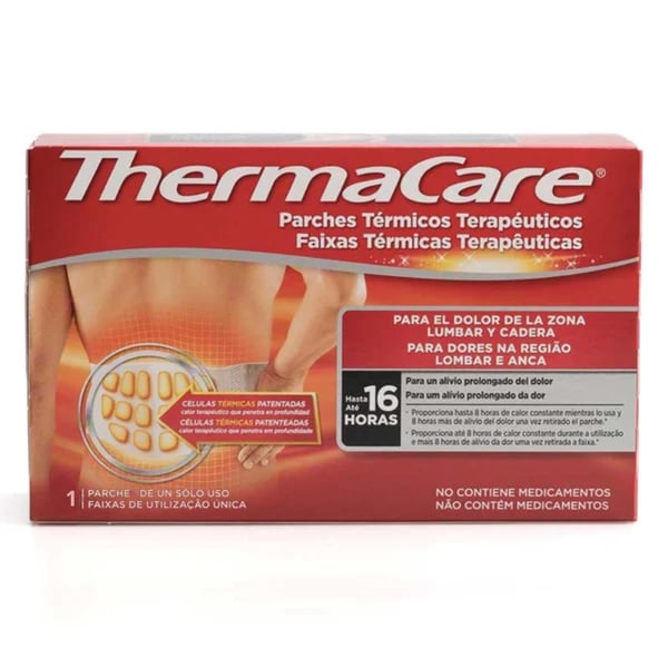 Thermacare Lumbar: Therapeutische Wärmepflaster gegen Schmerzen im unteren Rücken und in der Hüfte (Doppelpack)