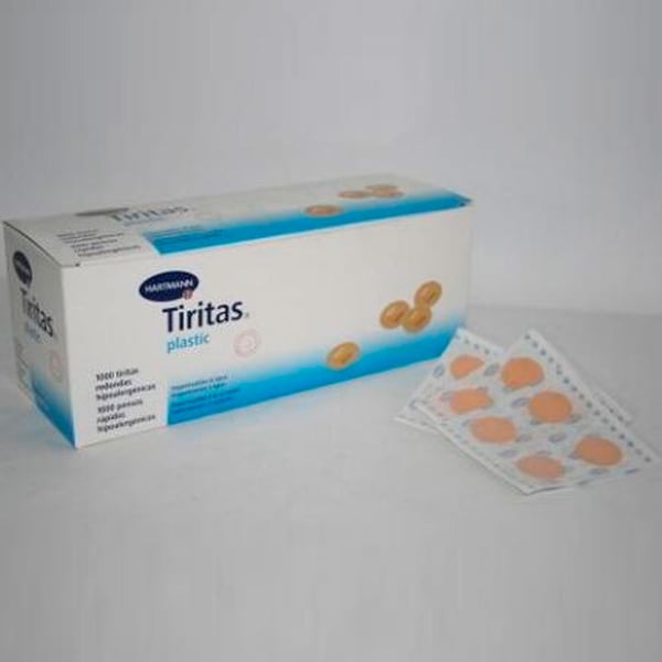 Runde Plastikpflaster, 100 Einheiten