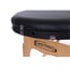 Kinefis Supreme Oval Vip 3 Klapptisch aus Holz - (Schwarze Farbe)