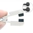 tvNS Kopfhörer-Elektrodenclip zur Vagusnervstimulation mit TENS (2er-Set)
