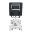 Kinefis Polaris Zweiteilige elektrische Behandlungsliege: Verfügt über eine äußerst stabile, verstellbare Rückenlehne mit zwei Gasdruckfedern und einer umlaufenden Stange zur Höhenverstellung. Farbe: Graphitgrau Kinefis Polaris Zweiteilige elektrische Behandlungsliege: Verfügt über eine äußerst stabile, verstellbare Rückenlehne mit zwei Gasdruckfedern und einer umlaufenden Stange zur Höhenverstellung. Farbe: Graphitgrau