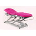 Elektrische Untersuchungsliege: drei K&ouml;rper, mit manueller Mittelfaltung, Toilettenpapierhalter und Gesichtskappe (zwei Modelle verf&uuml;gbar) - Ohne einziehbare R&auml;der: 62 cm x 1,90 m, Standard gepolstert - Referenz: CE-2137-PC.62-PC62