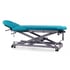 Multifunktionale hydraulische Liege f&uuml;r Osteopathie: sieben K&ouml;rper, mit motorisierter H&ouml;henverstellung, negativ neigbarer R&uuml;ckenlehne, einziehbaren Armen und R&auml;dern - Bahrenma&szlig;e: 63,5 cm x 198 cm - Referenz: CH-0157-ABR