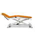 Elektrische Krankentrage f&uuml;r Osteopathie: drei K&ouml;rper mit negativ neigbarer R&uuml;ckenlehne und geradem Anstieg ohne seitliche Bewegung, einziehbare R&auml;der und Gesichtskappe - Mit Trendelenburg: 62 cm x 190 cm - Standardpolsterung - Referenz: CE-0130-ARPC.62