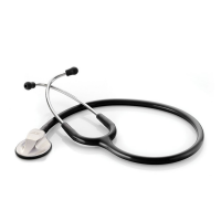 Adscope® 615 Kompaktes klinisches Stethoskop mit AFD-Technologie und großem eiförmigem Bruststück: Ideal für Ärzte