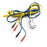 Kabel mit New Age Rechteckanschluss: Kompatibel mit Pocket Card Elektrostimulator