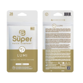 Lumi Super Patch – Packung mit 28 Pflastern: Nicht-invasive und drogenfreie Technologie, die Ihre Hautpflegeroutine unterstützt, um die Ausstrahlung Ihrer Haut zu verbessern