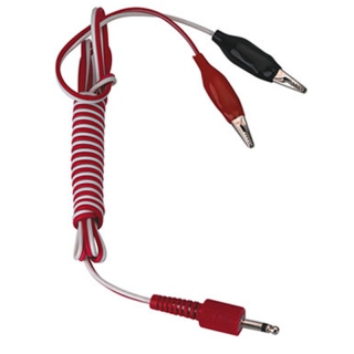 Große Krokodilklemmen Kabel: Stecker - Stecker 3.5